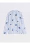 Two Mt Shop Quality Lcw Young Lilac Combed Cotton Patterned Long Sleeve Women's Pajama Set - 3