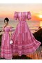 Rochie maxi, mix culori - 8