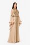 Women's Long Caftan with Hand Embellishments and Shiny Stones Work Butterfly Sleeves Caftan Model 05 - 3