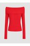 Rmz Gi̇yi̇m Farkiyla Wide Roba Collar Women's Bodysuit - 4