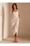 Rochie midi, bej - 5