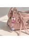 Pink Phone Charm |   Korean Style Phone Strap Bag Charm with Butterfly Rainbow Star Figure - 4