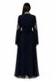 Women's Long Caftan with Shiny Stones and Embroidery Work Model 14 - 4