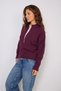 Zipped Detail Bat Sleeve Tricot Sweater Muldum - 3