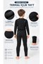 Boys' Thermal Tights 3-11 Years Old Stretchy Winter Underwear Warm Flexible Fabric High Waist Comfortable Fit Cold Weather Thermal Underwear Tights - 4