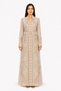 Women's Embroidered Two Piece Long Caftan Kaftan Dress 07
