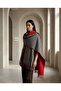 Patterned Acrylic Woven Shawl – Soft Long Shawl with a Silk Feel - 7