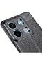 Xiaomi Redmi Note 13 5g Case Leather Look Silicone with Camera Protection Ultimate Protection - 5