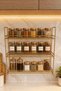 Matte Gold 3-Tier Wall-Mounted Spice Rack – Adhesive, No-Drill Installation Kitchen Organizer - 2