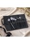 14 PCS Professional Makeup Brush Set with PU Leather Travel Case, Ultra Soft Synthetic Bristles for Foundation, Powder, Blush, Contour, Concealer & Eyeshadow, Makeup Brushes for Face and Eyes - 5