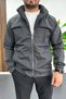 Men's Softshell Raincoat Smoked Edw516