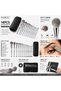 14PCS Professional Makeup Brush Set with Travel Case, Soft Synthetic Bristles, Face & Eye Makeup Brushes, Vegan & Cruelty-Free,Silver Color - 3