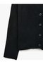Long Sleeve Buttoned V-Neck Striped Knitwear Cardigan - 7