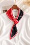 Papuç Sepeti Ata-001 Atatürk Portrayed and Signed Moon Star Design Tie / Scarf / Foulard - Black-Grey - 7
