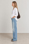 Gold Button Detailed Long Sleeve Women's Shirt |   Mkn1611823-1 - 4