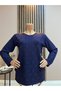 Women's Middle-Aged and Above Stoned Winter Mother Combed Cotton Blouse