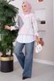 Baklava Pattern Knitwear Sweater Powder - 3