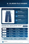 Women's Elastic Waist Wide Leg Jean Denim Trousers Tbsed001 - 3