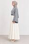 Women's Black Crew Neck Oversize Wide Sleeve Knitwear Sweater - 6