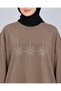 Women's Mink Stone Embroidered Slit Oversize Oysho Tunic - 6