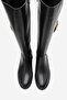 Morley Black Leather Buckle Women's Riding Boots - 4
