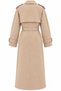 Fındık Long Belted Suede Trench Coat - 2Y9608 - 2
