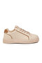 Beige Lace-Up Thick Soled Comfortable Stylish Unisex Casual Walking and Sports Shoes Sneaker 26201 g - 2