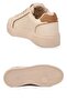 Beige Lace-Up Thick Soled Comfortable Stylish Unisex Casual Walking and Sports Shoes Sneaker 26201 g - 5