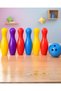 6 Colorful Children's Bowling Game Set with Balls