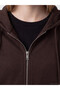 Rmz Gi̇yi̇m Farkiyla Hooded Soft Touch Women's Zipper Sweatshirt - 3