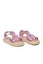 Lilac Velcro Strap Soft Comfortable Sole Girls' Sandals Queen F - 4