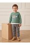 Boy's Dog Printed Tracksuit Set