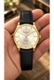 40 mm Case, Black Color Leather Strap, Yellow Case, Men's Wristwatch in Stylish Box - 2