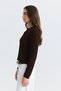 Hair Braid Detailed Knitwear Cardigan - 3