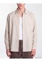 Rmz Gi̇yi̇m Farkiyla Standart Fit Ci Striped O Poplin Rkek Shirt - 3