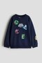 Print-motif sweatshirt