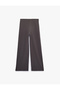 Normal Waist Stoned Regular Fit Viscose Wide Leg Sweatpants - 2
