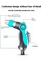 Echozone Retractable Hose Reel, Wall Mounted/Portable Garden Hose Reel with High Pressure Water Gun Spray Nozzle, Heavy Duty for Garden Watering, Car Washing, Lawn Care (Blue,30M/100FT) - 5