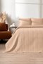 Beige Waffle Bedspread – Double Size