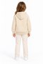 34410-26 Girl's Zippered Hooded Sweatshirt with Silver Stone Detail, Ages 5–8 - 4