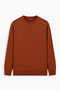 Interview Slim Fit Cotton Woven Fabric Crew Neck Sweater