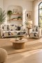 Multi-Purpose Modern Bohemian Velvet Sofa Cover, Sofa Bed Cover Set with Non-Slip Foam 3,3,1,1 - 2