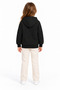 34410-26 Girl's Zippered Hooded Sweatshirt with Silver Stone Detail, Ages 5–8 - 4