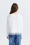 Lace Detail Knit Sweater - 6