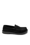 Women's Black Suede Flat Sole Loafer Ballet Flats & Daily Casual Shoes - 2