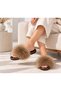Women'S, Genuine Leather, Gold Striped, Black Sole, Luxury Slippers