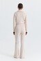 Zippered Sweatshirt and Bell-Bottom Sweatpants Set - 7
