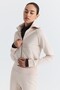 Zippered Sweatshirt and Bell-Bottom Sweatpants Set - 6
