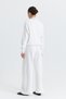 Crew Neck Sweatshirt and Wide Leg Pants Set - 6