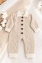 Girl Boy Unisex 5-Piece Luxury Knitwear Newborn Baby Hospital Discharge Set with Plush Lining and Blanket in Boxed Gift - 6